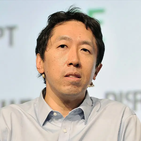 Portrait of trusted AI thought leader, Andrew Ng