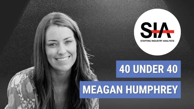Mondo SVP Meagan Humphrey Honored as a Staffing Industry Insights (SIA) 2026 40 Under 40 Honoree